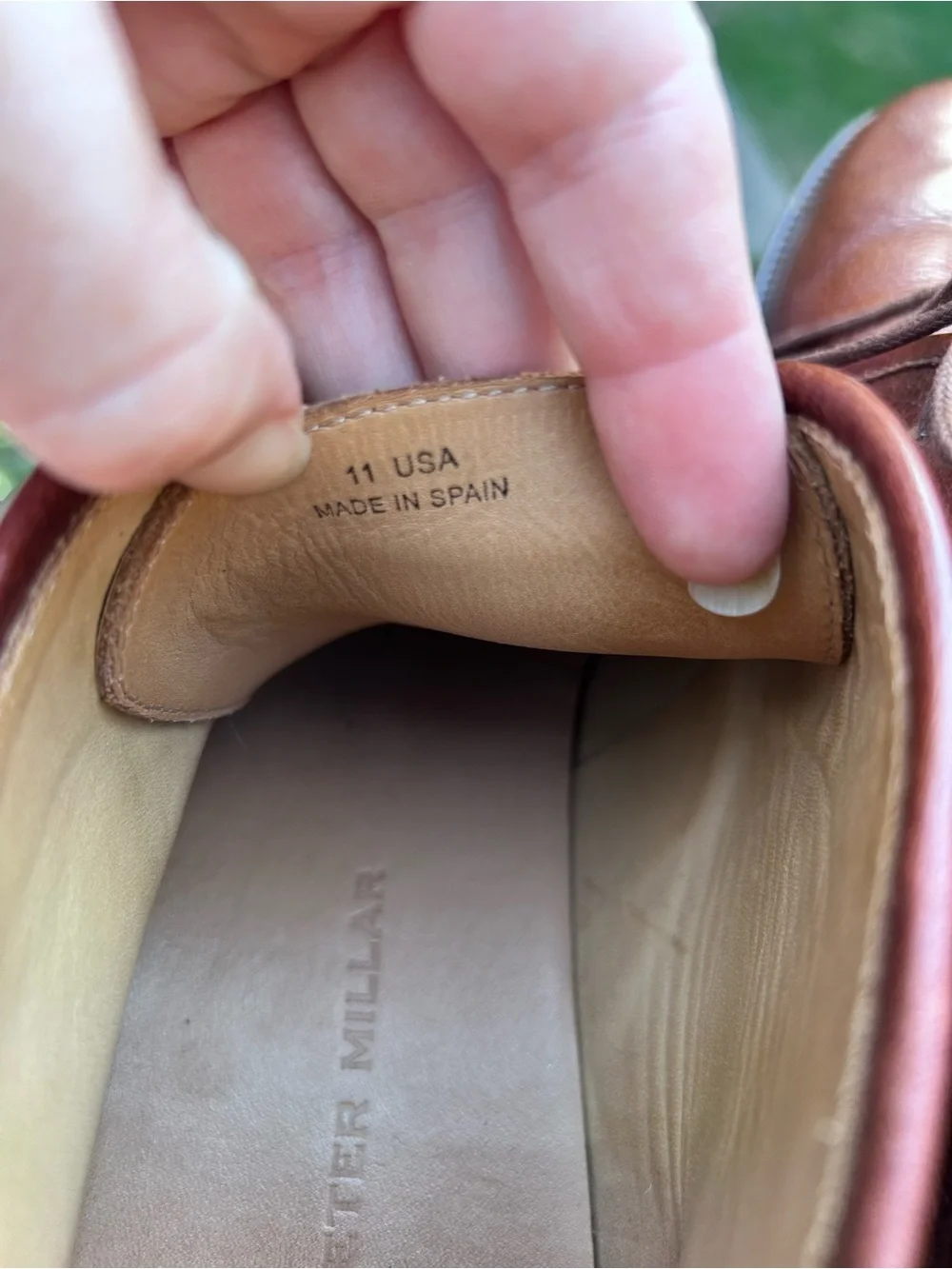 Peter Millar refined leather